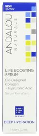 ANDALOU NATURALS: Deep Hydration Life Boosting Serum, 1 fo