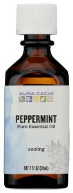 AURA ACACIA: 100% Pure Essential Oil Peppermint, 2 oz