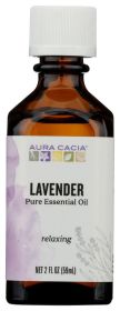 AURA CACIA: 100% Pure Essential Oil Lavender, 2 Oz