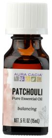 AURA CACIA: 100% Pure Essential Oil Patchouli, 0.5 Oz