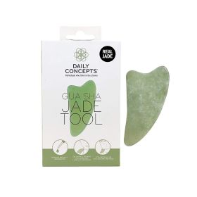 DAILY CONCEPTS: Jade Gua Sha Facial Tool, 3.5 oz