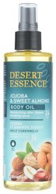 DESERT ESSENCE: Jojoba and Sweet Almond Body Oil Spray, 8.28 fo