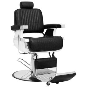 Barber Chair Black 26.8"x27.2"x45.7" Faux Leather